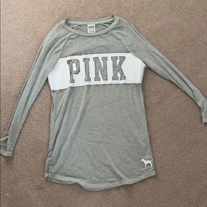 Pink long sleeve shirt